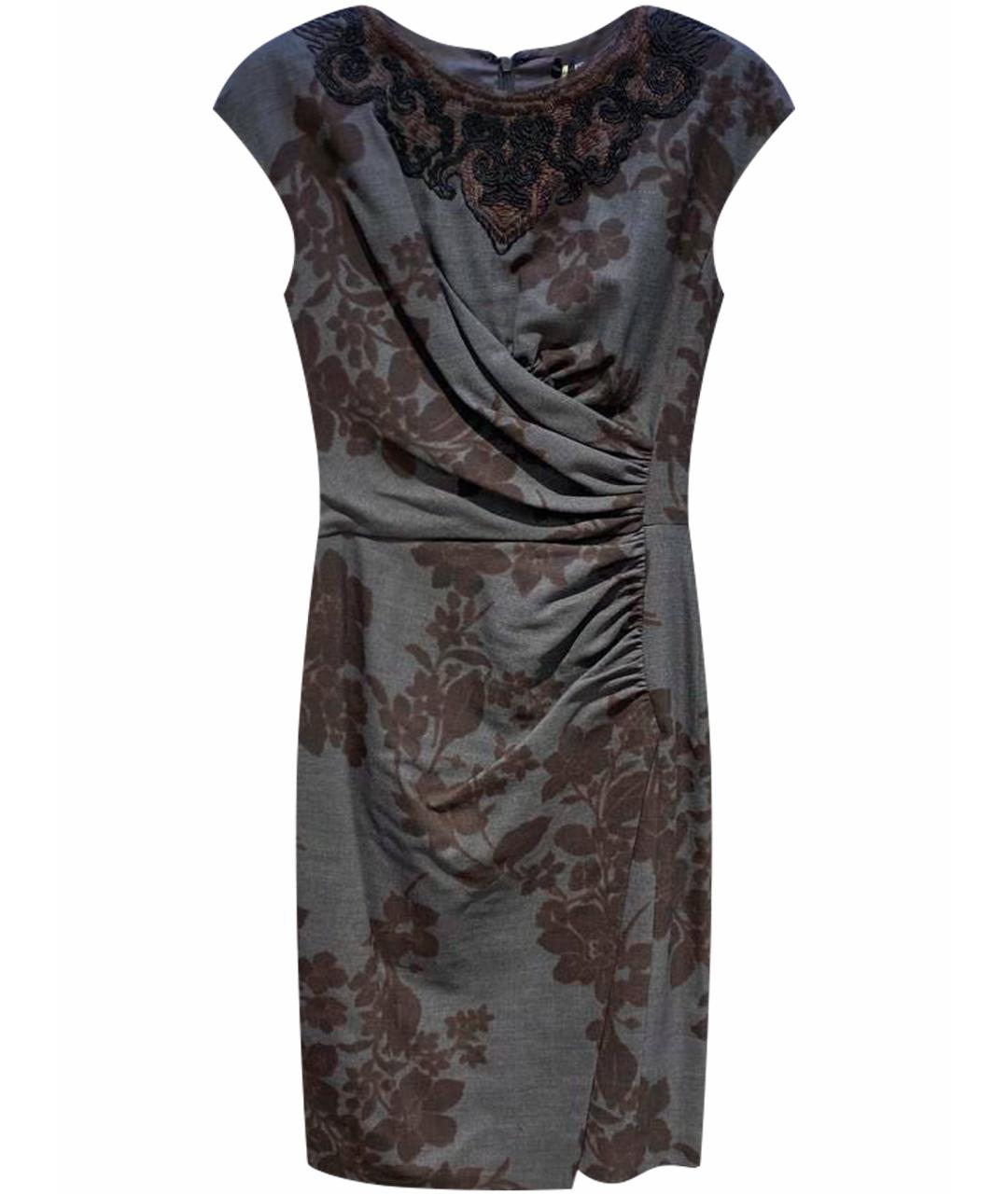 ETRO Антрацитовое коктейльное платье, фото 1