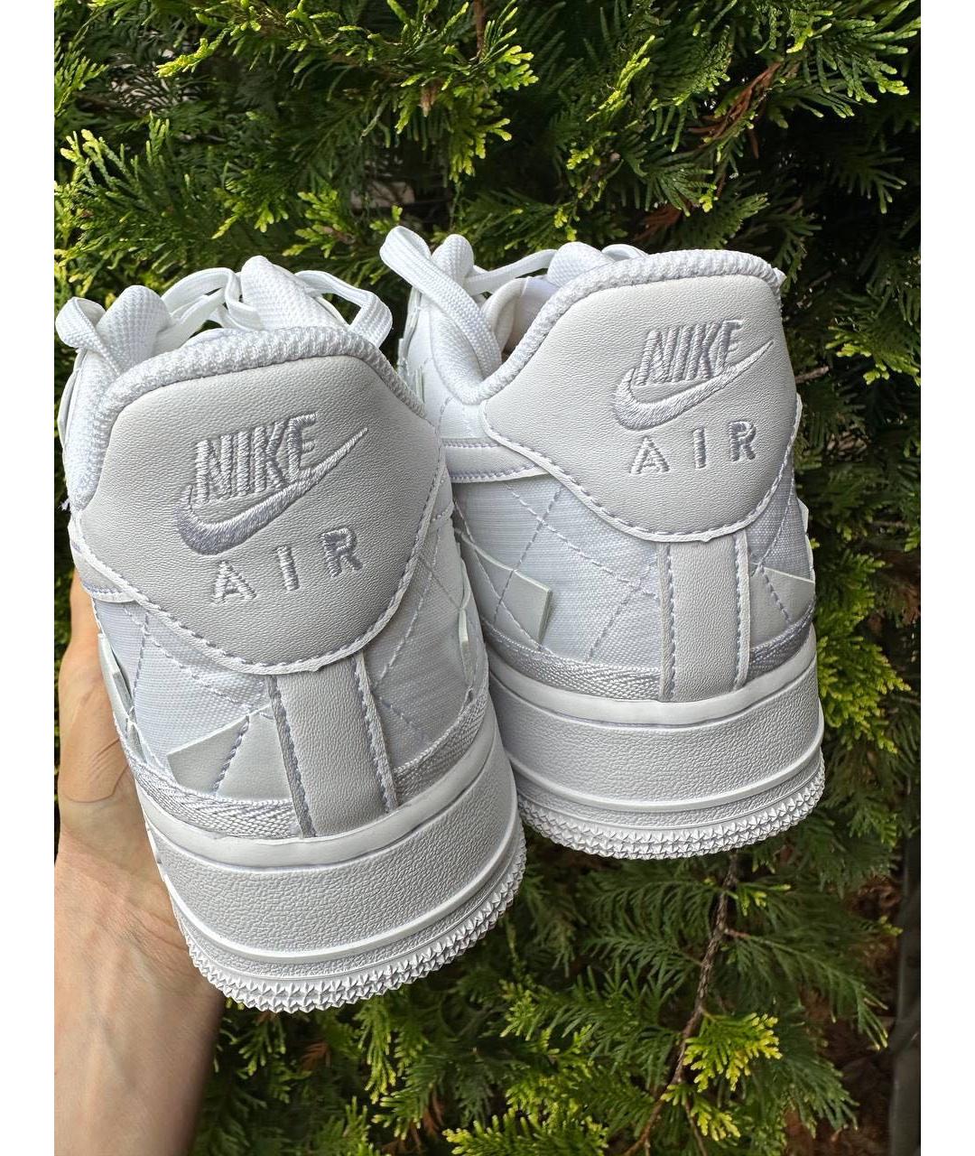NIKE Белые кожаные низкие кроссовки / кеды, фото 3
