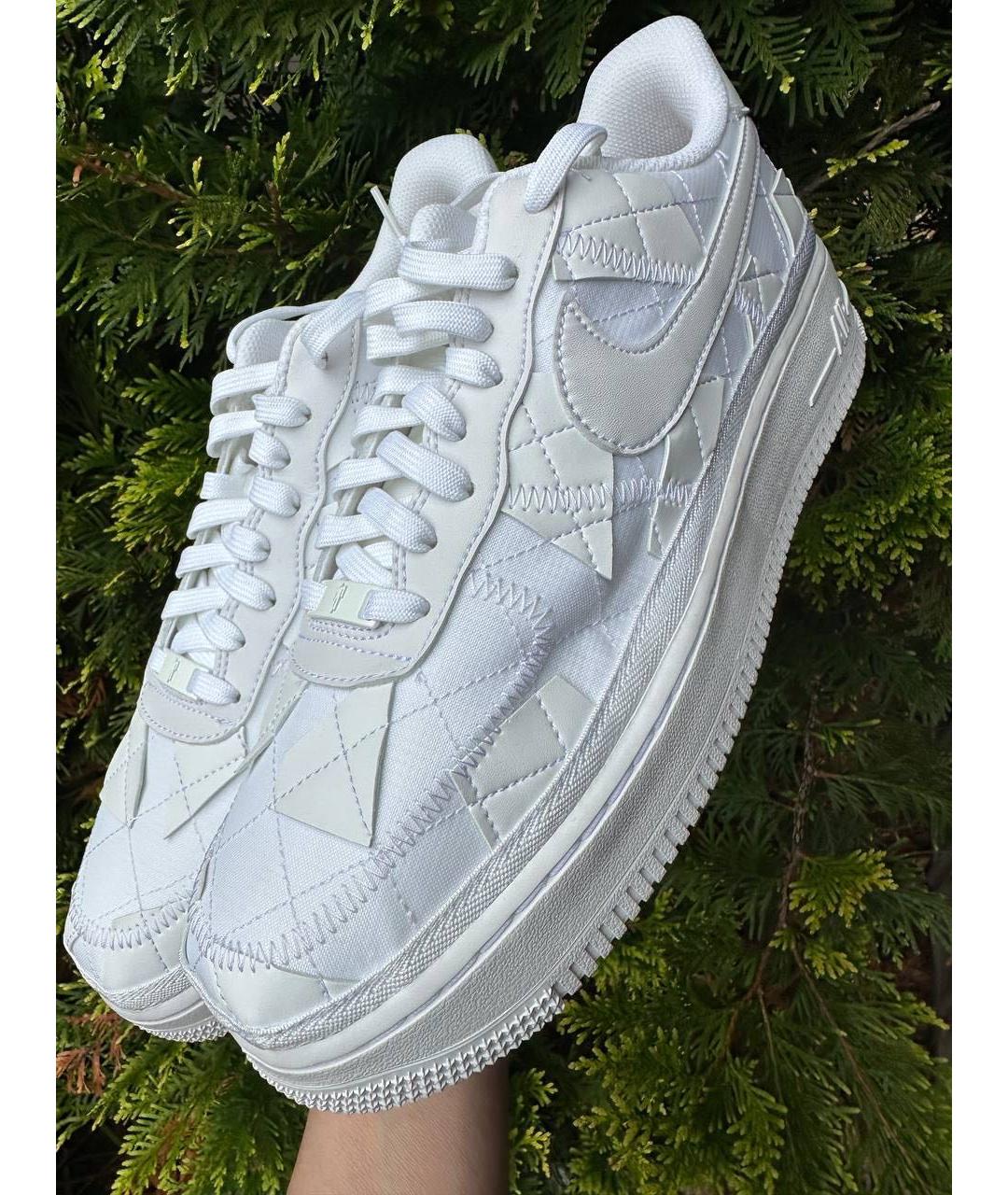 NIKE Белые кожаные низкие кроссовки / кеды, фото 4