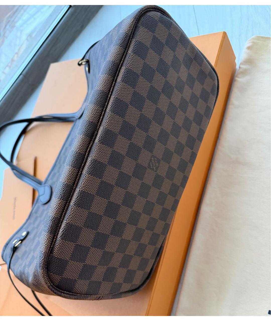 LOUIS VUITTON Коричневая сумка тоут, фото 4