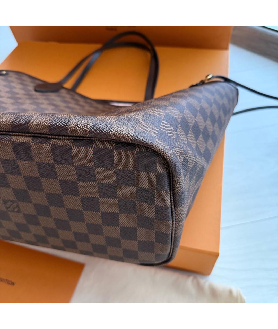 LOUIS VUITTON Коричневая сумка тоут, фото 6