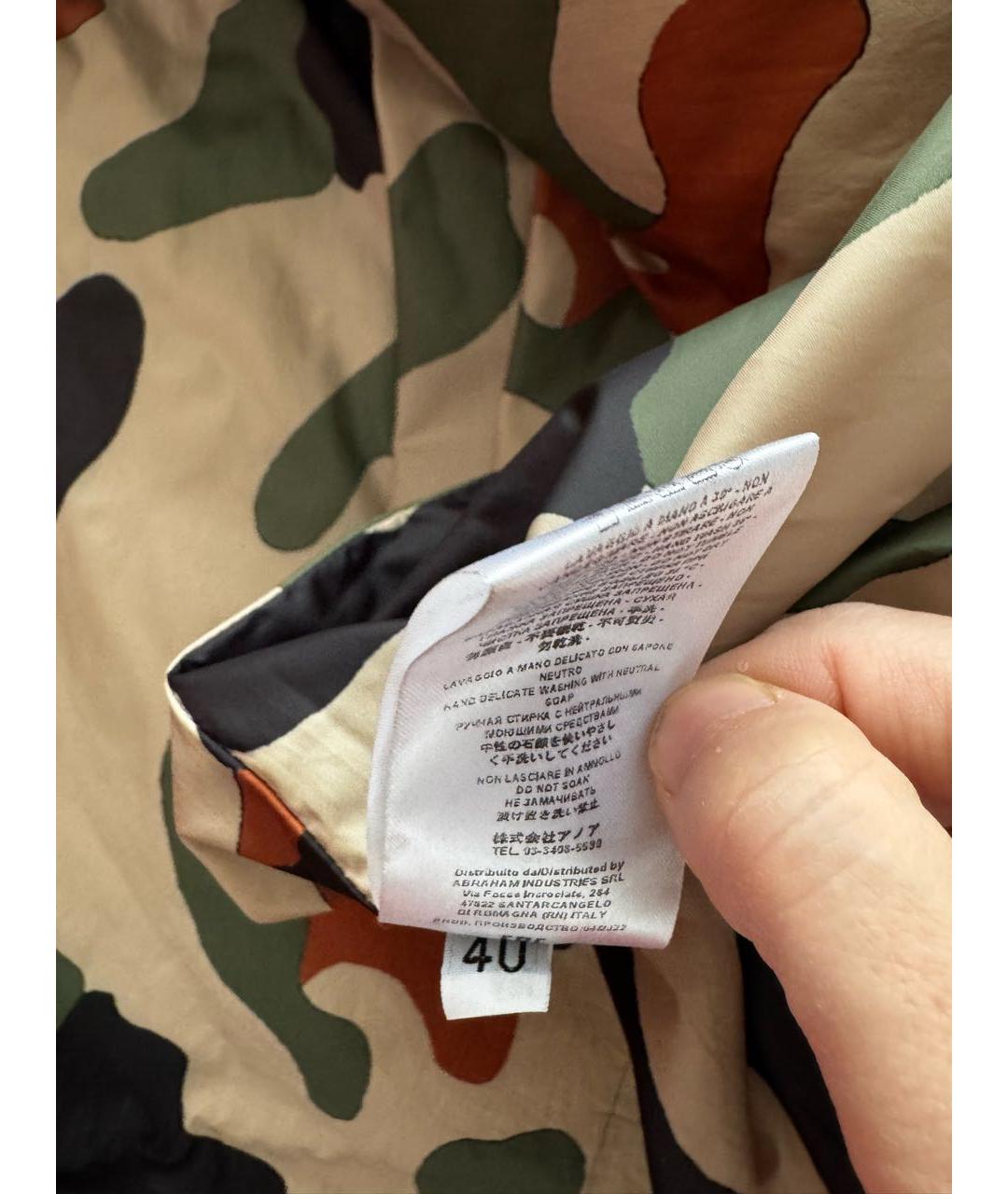 SEMICOUTURE Хаки полиэстеровая куртка, фото 6
