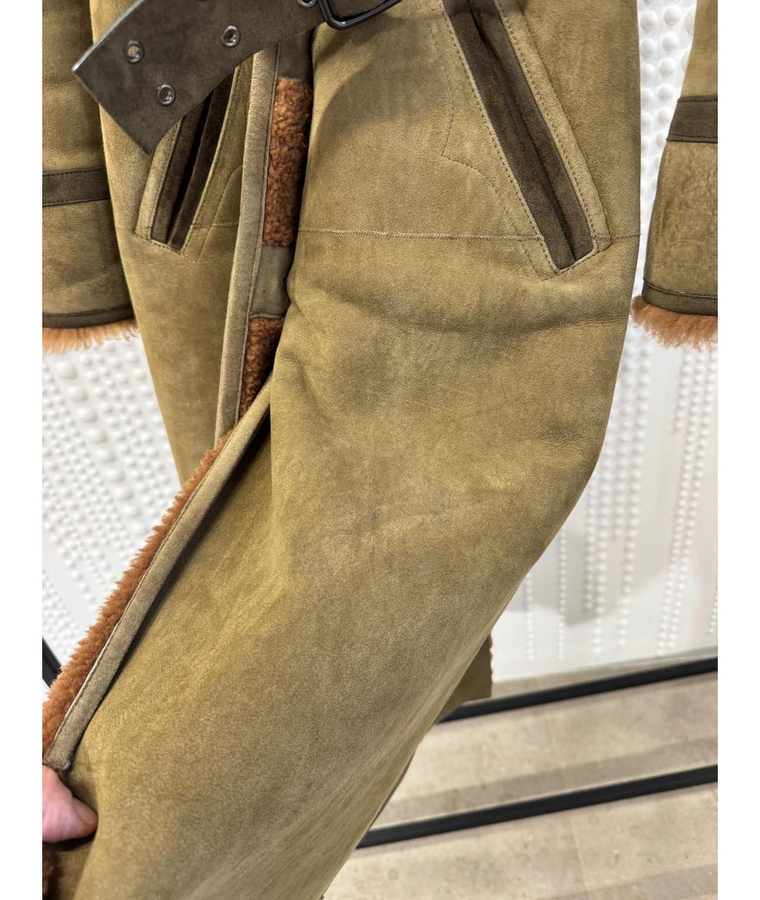 CHLOE Коричневая меховая дубленка, фото 6