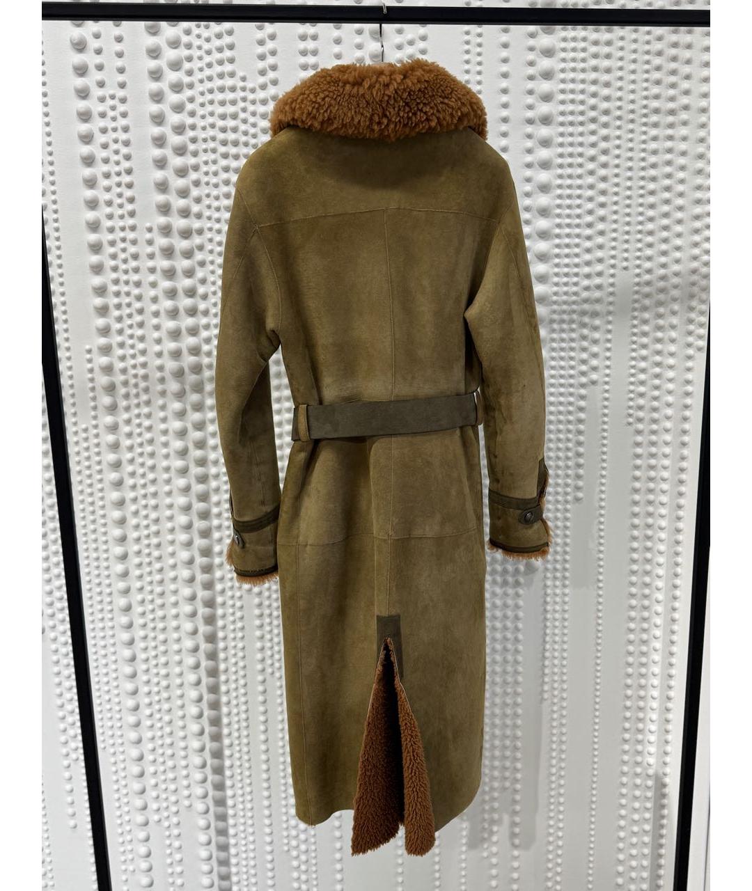 CHLOE Коричневая меховая дубленка, фото 2