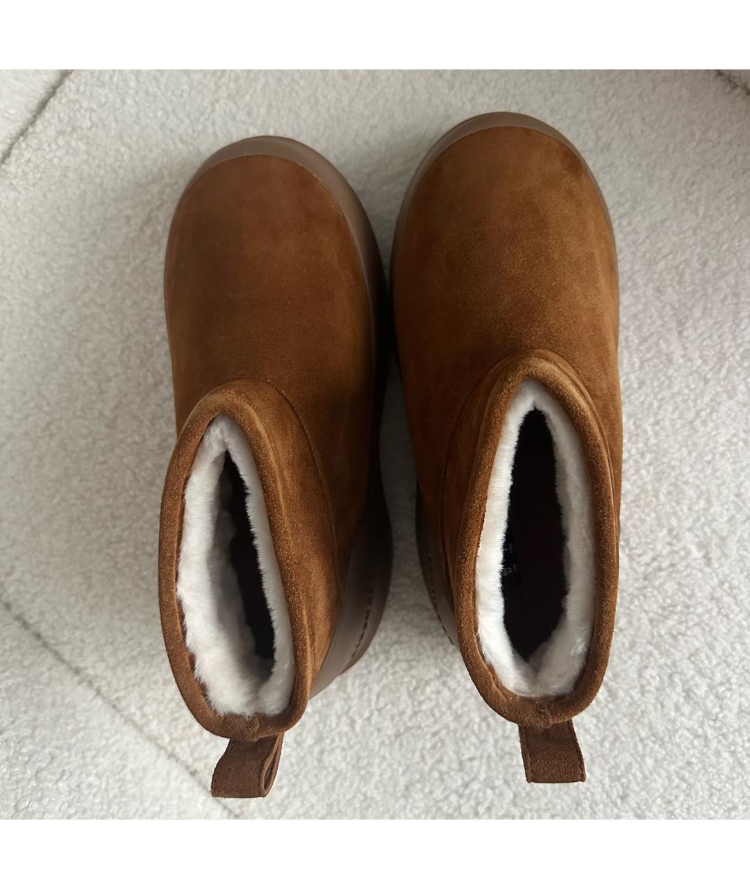 MOON BOOT Коричневые замшевые ботинки, фото 2