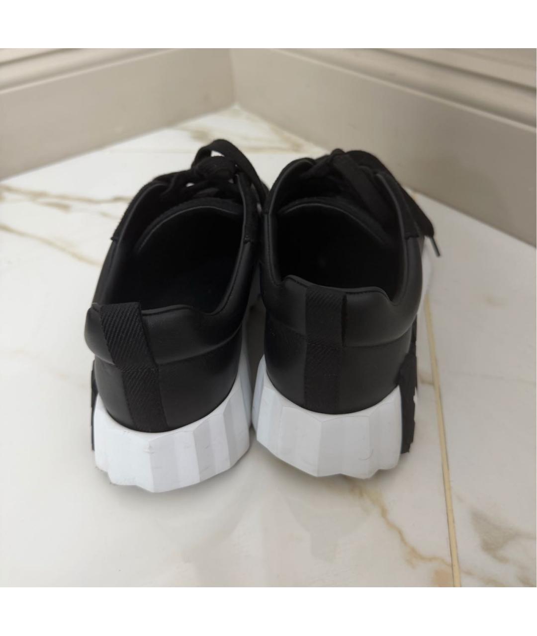 HERMES Черные кроссовки, фото 3