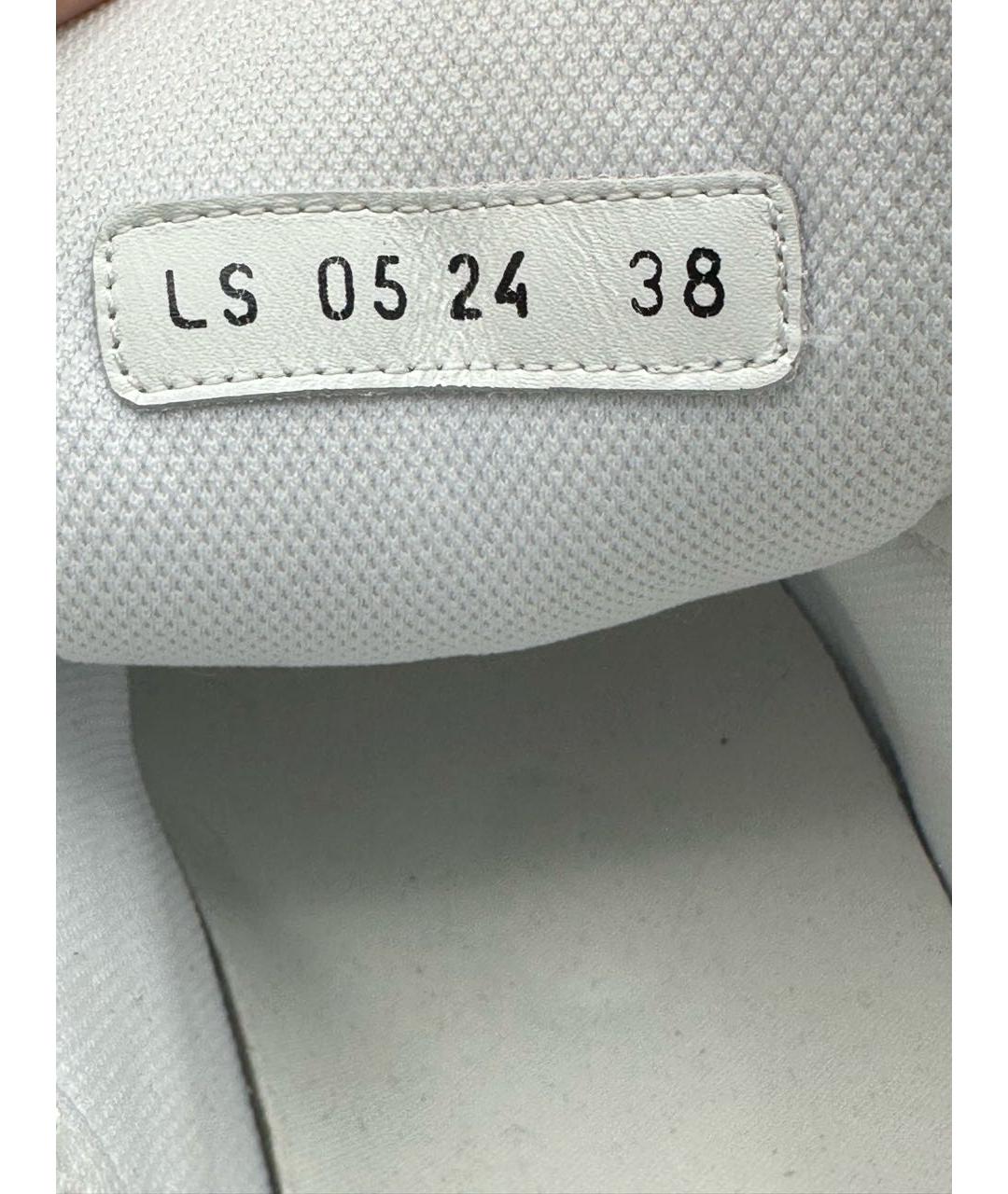 CHRISTIAN DIOR Белые кожаные кроссовки, фото 5