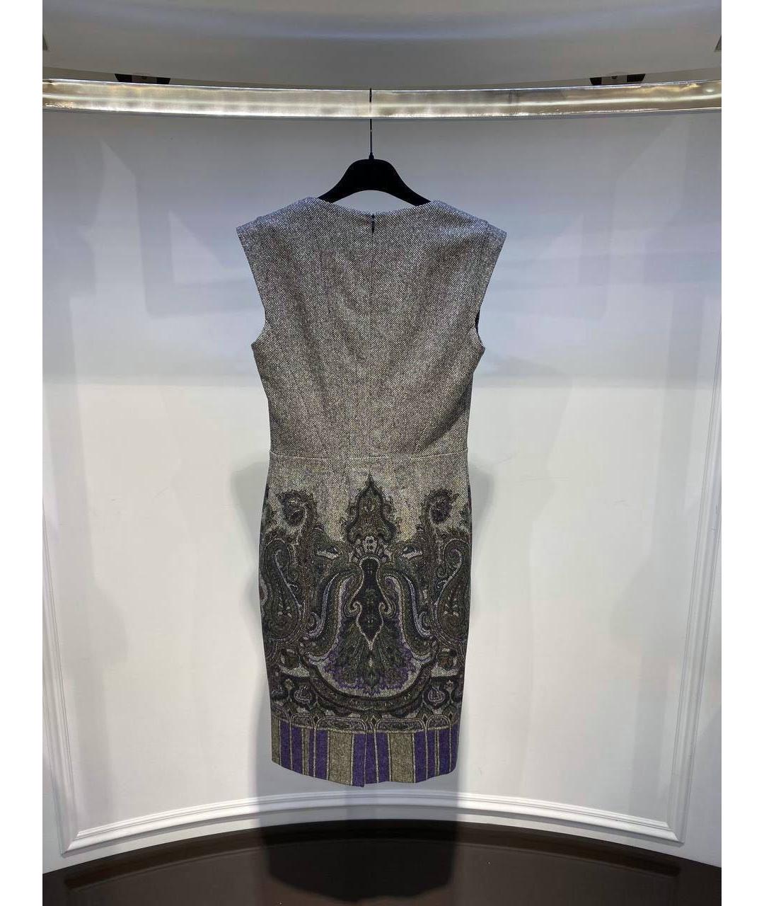 ETRO Серое повседневное платье, фото 2