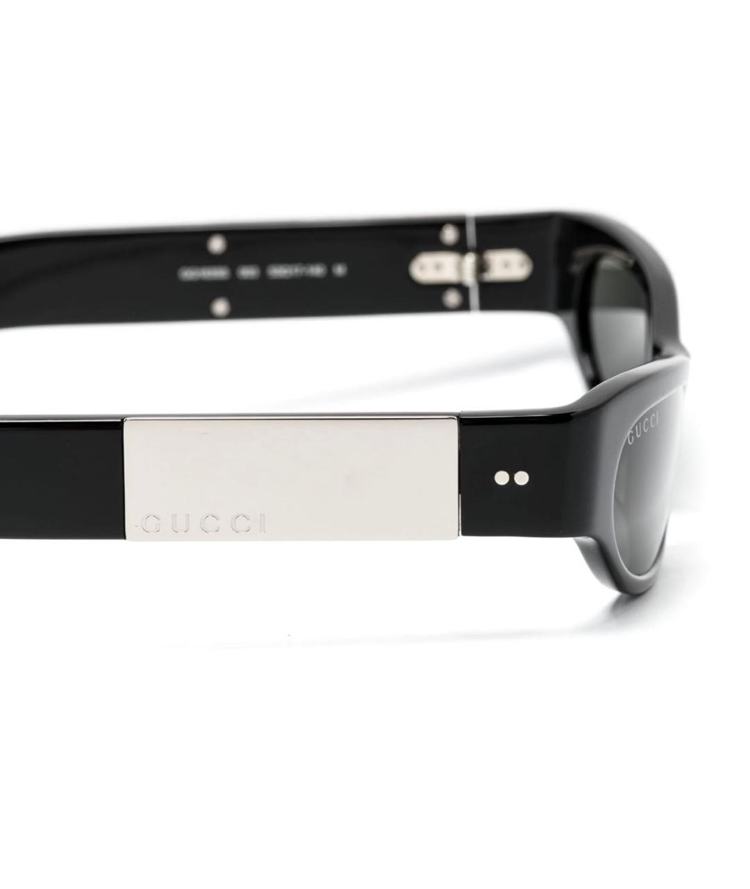 GUCCI Черные пластиковые солнцезащитные очки, фото 3