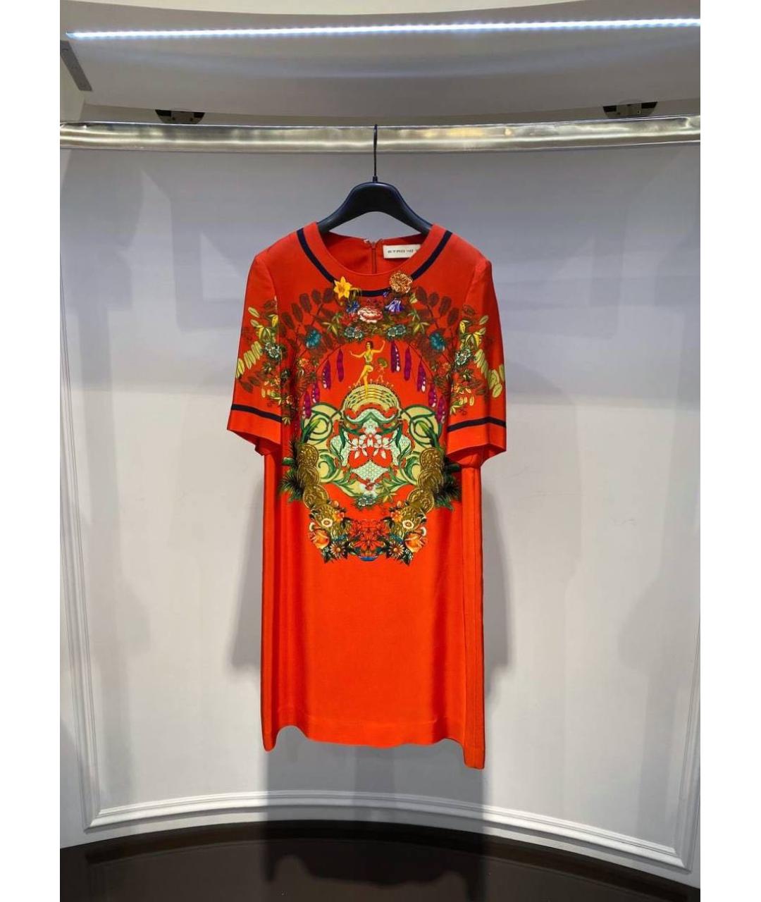 ETRO Красное повседневное платье, фото 3