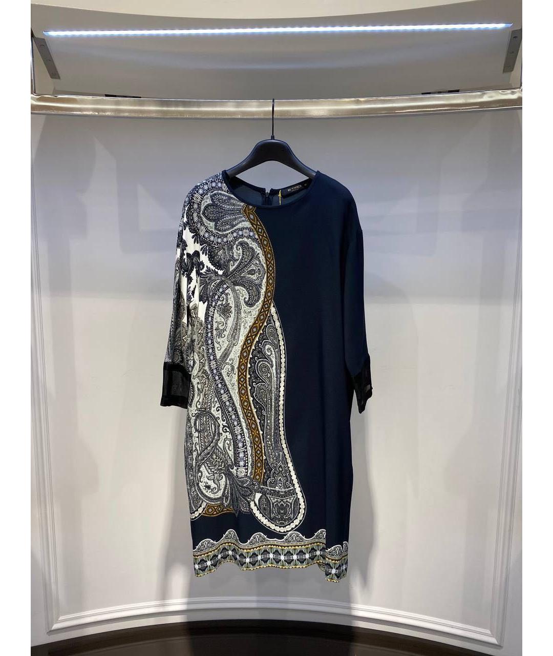 ETRO Мульти хлопковое повседневное платье, фото 3