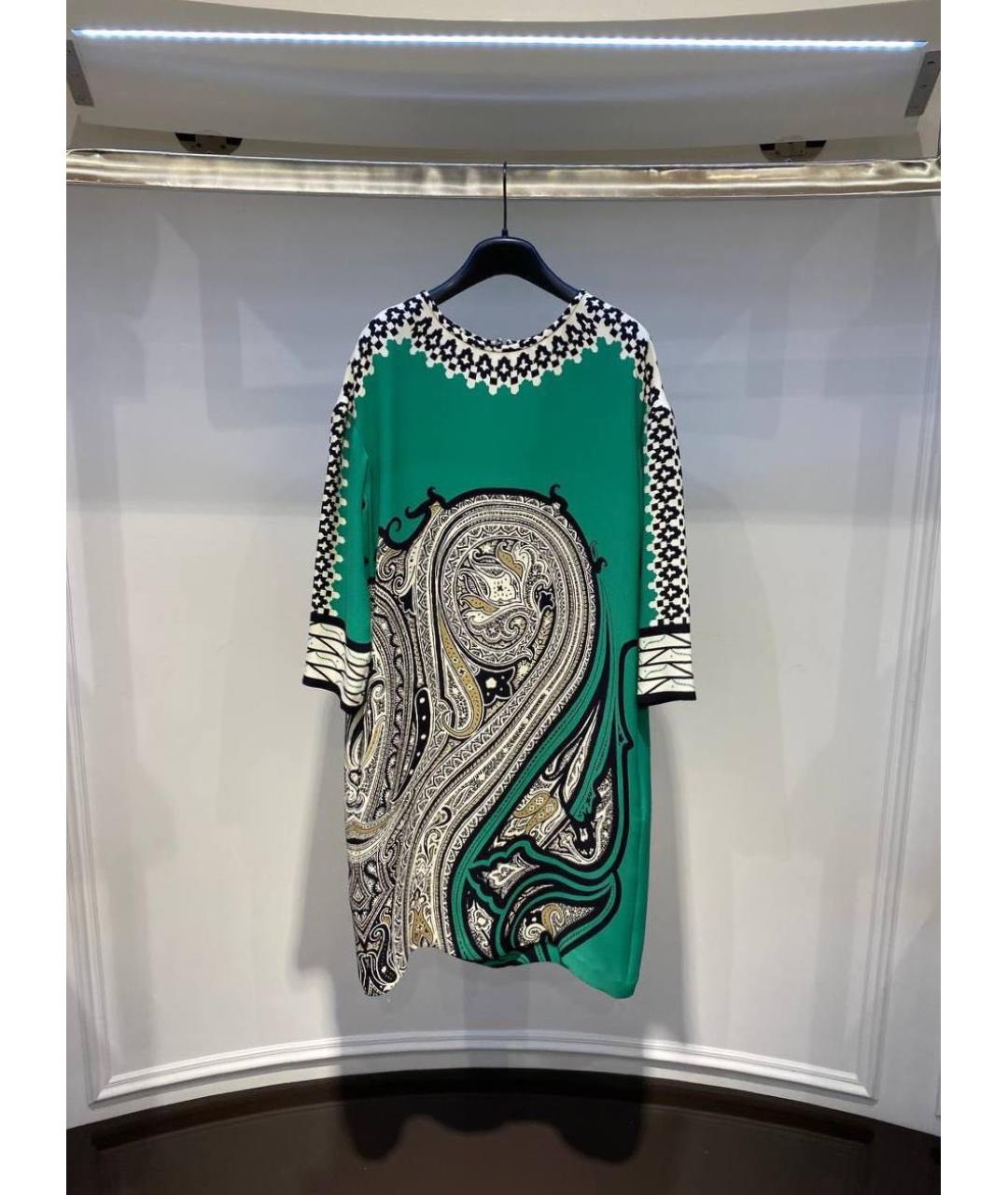 ETRO Мульти хлопковое повседневное платье, фото 3