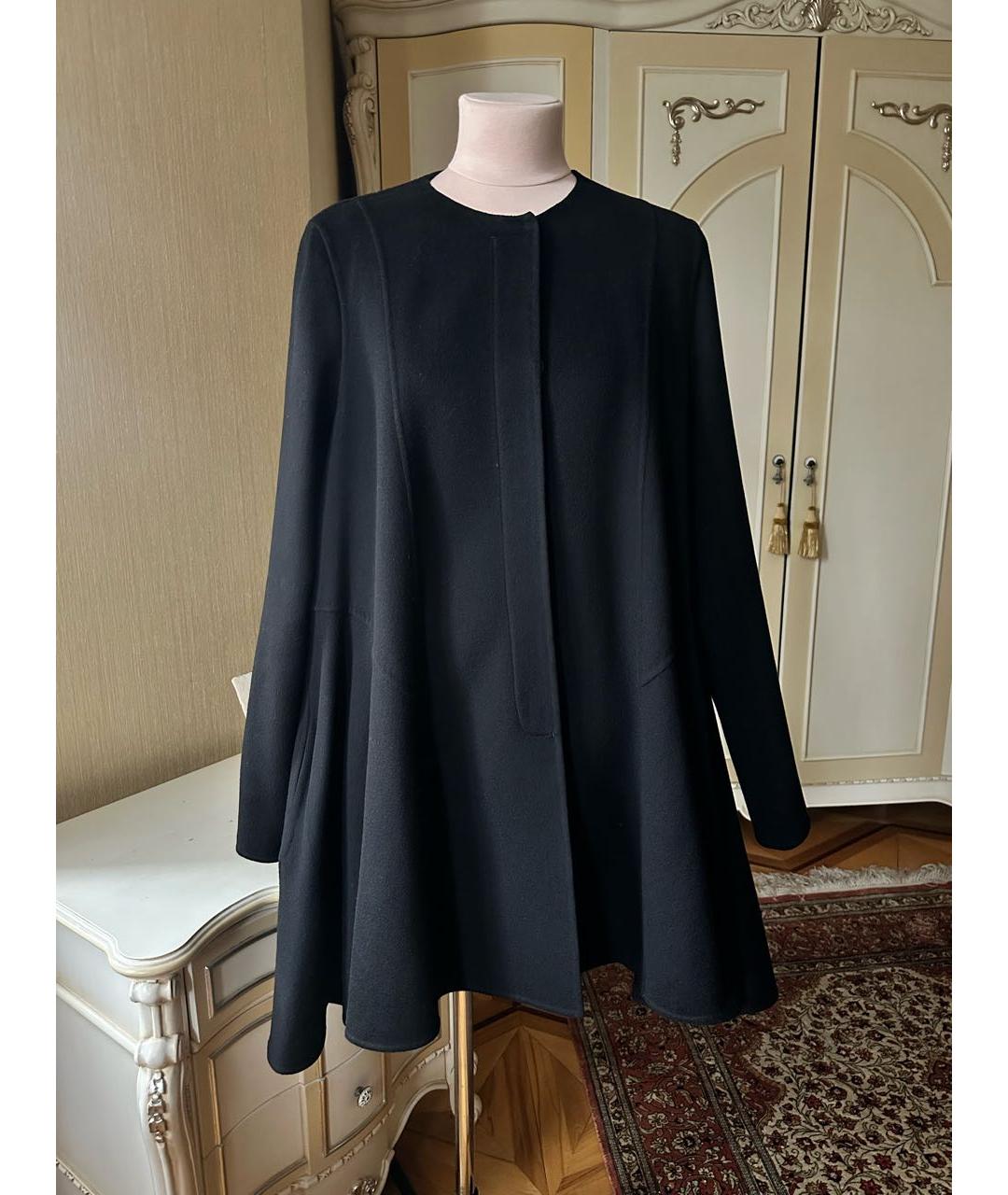 CHRISTIAN DIOR Черное кашемировое пальто, фото 7