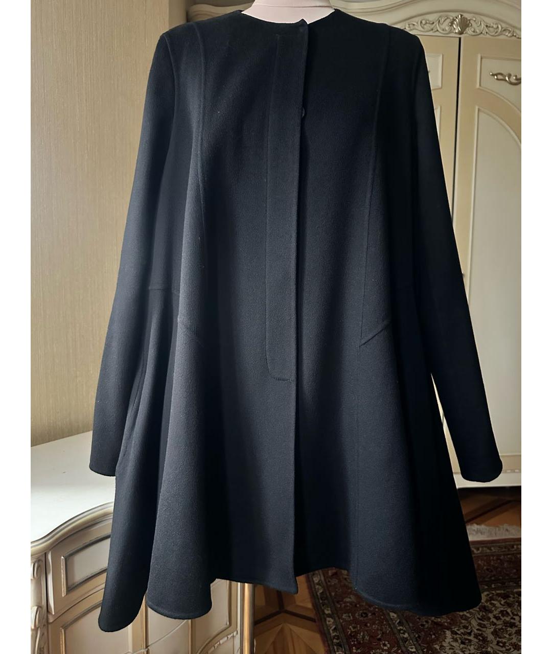 CHRISTIAN DIOR Черное кашемировое пальто, фото 6