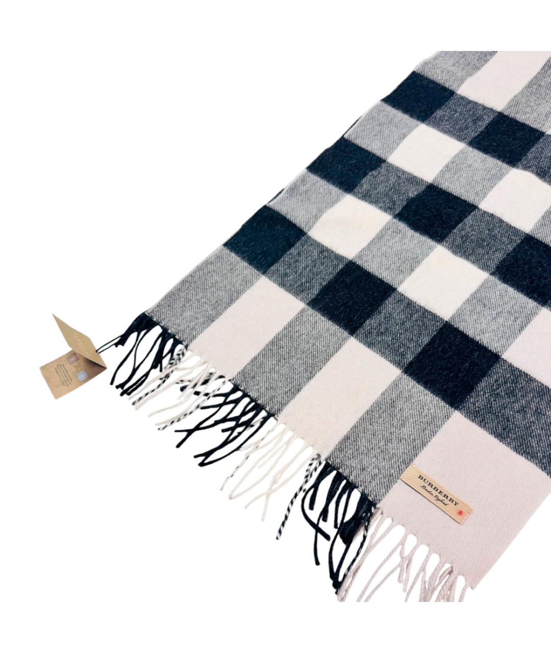 BURBERRY Бежевый кашемировый шарф, фото 5