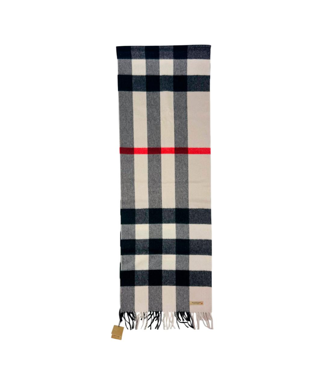 BURBERRY Бежевый кашемировый шарф, фото 2