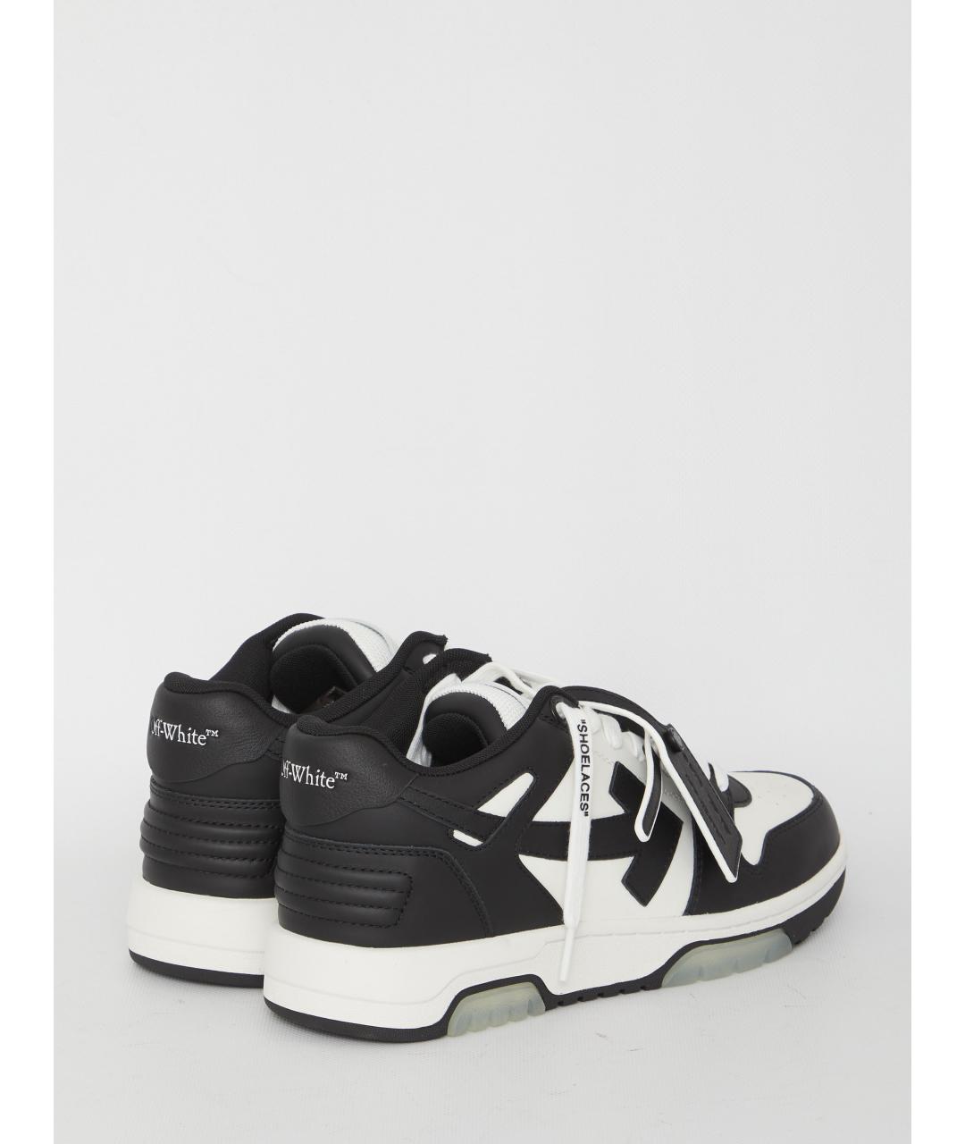 OFF-WHITE Мульти кожаные низкие кроссовки / кеды, фото 3