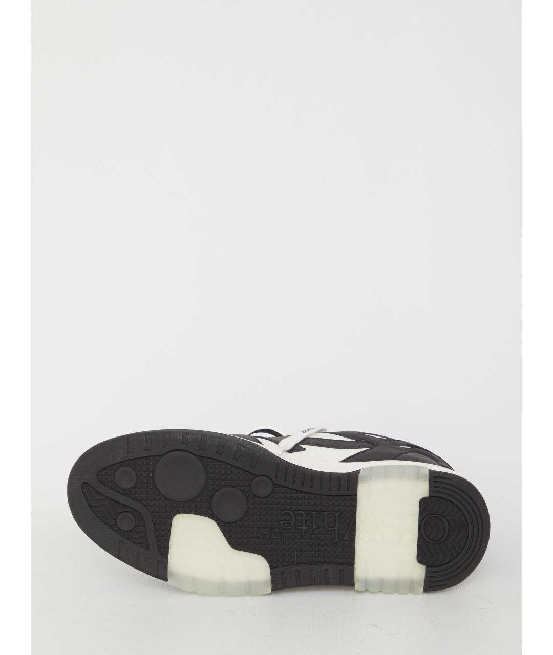 OFF-WHITE Мульти кожаные низкие кроссовки / кеды, фото 4