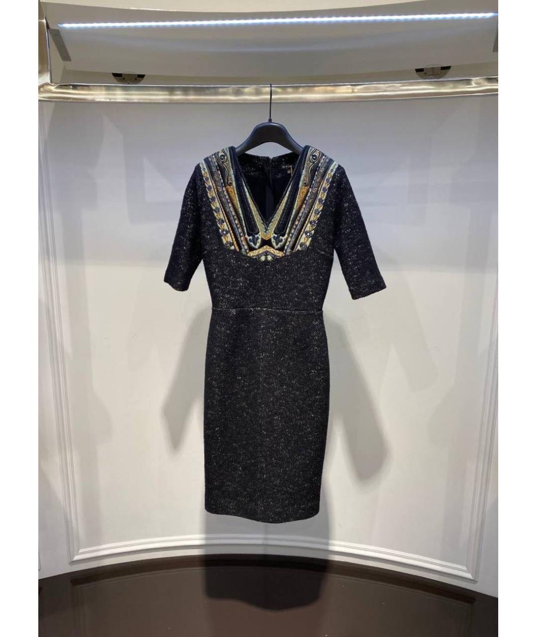 ETRO Черное повседневное платье, фото 3