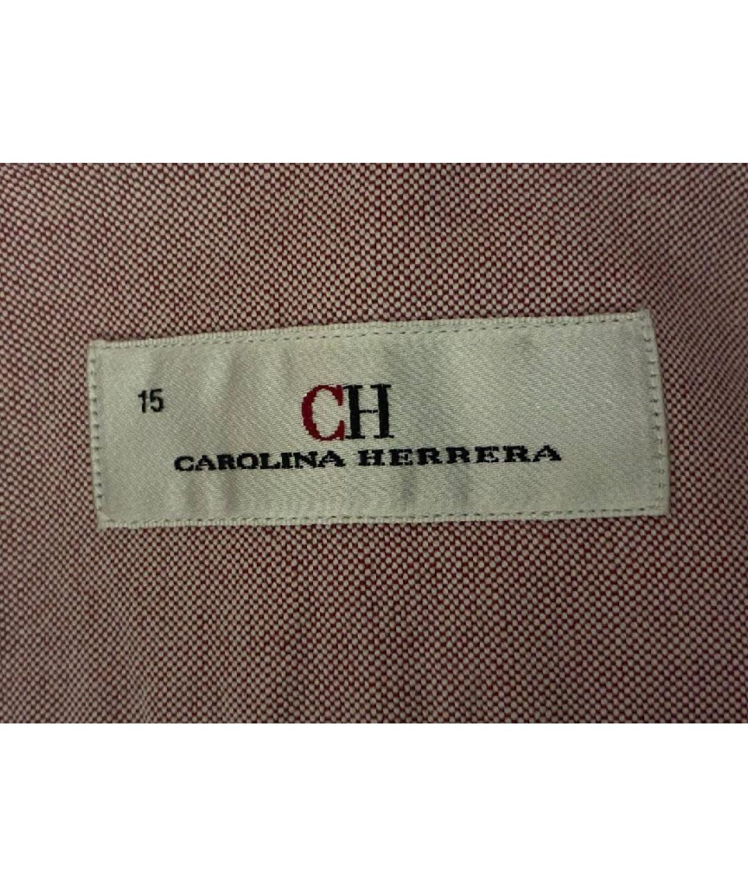 CAROLINA HERRERA Коралловая хлопковая кэжуал рубашка, фото 5