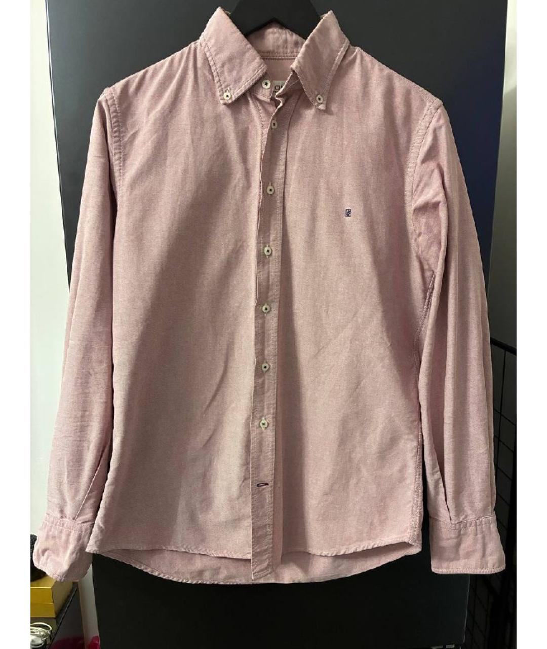 CAROLINA HERRERA Коралловая хлопковая кэжуал рубашка, фото 4