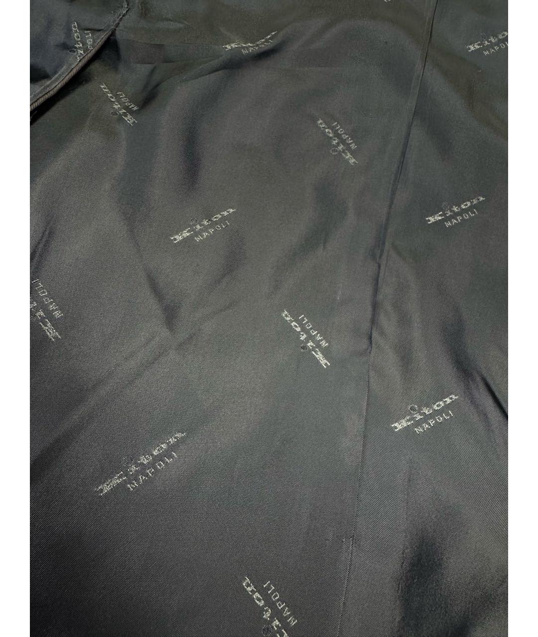 KITON Хаки льняной пиджак, фото 7