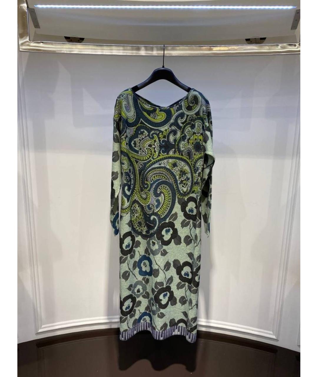 ETRO Мульти хлопковое повседневное платье, фото 3