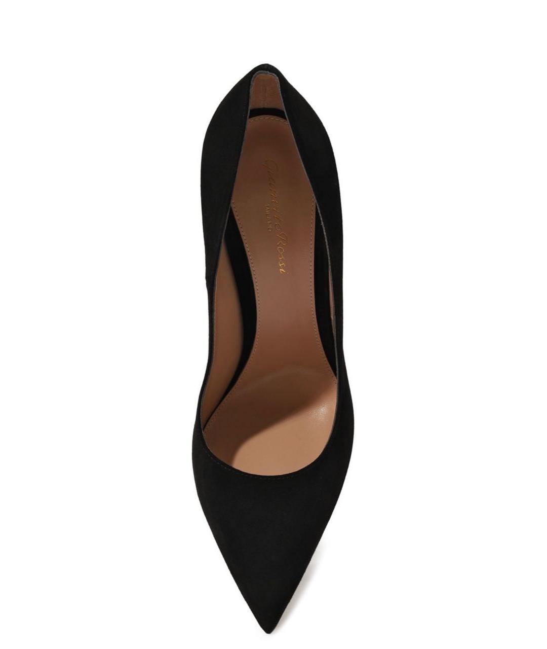 GIANVITO ROSSI Черные замшевые туфли, фото 2