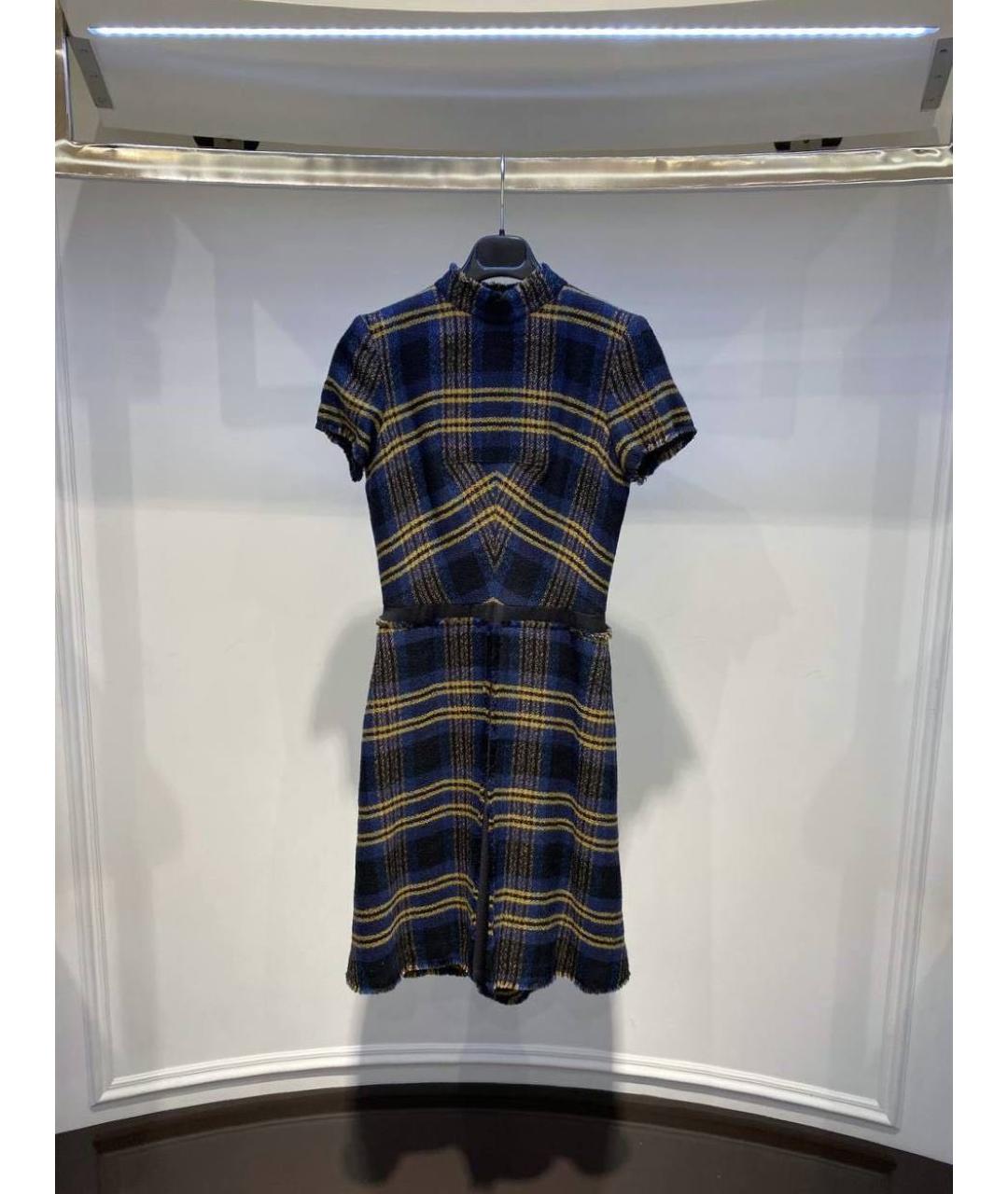 ETRO Темно-синее повседневное платье, фото 3