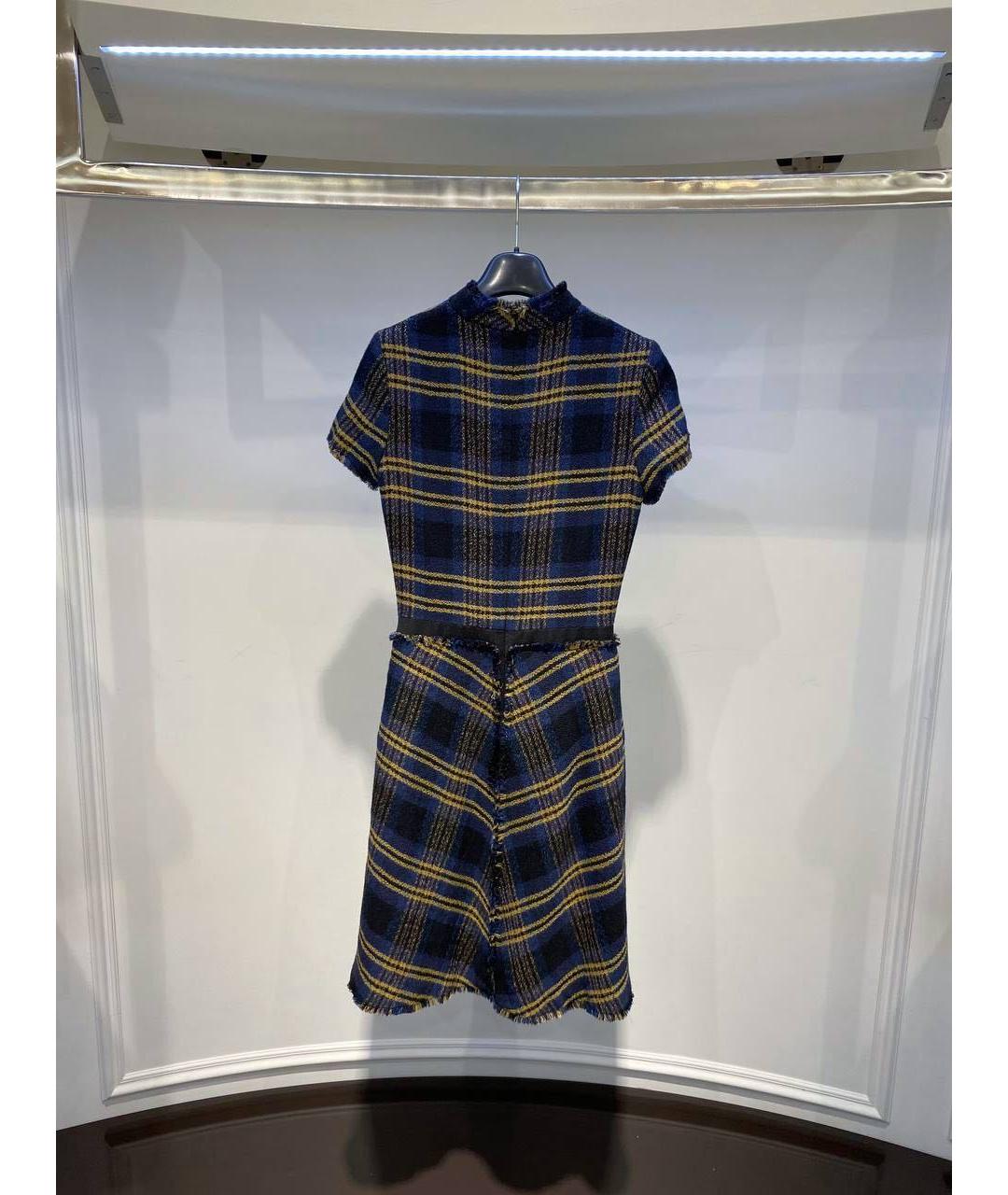 ETRO Темно-синее повседневное платье, фото 2