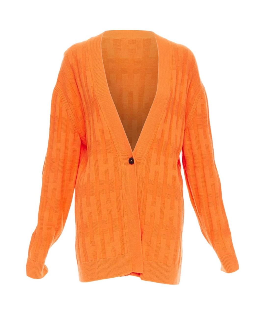 HERMES Оранжевый кардиган, фото 1