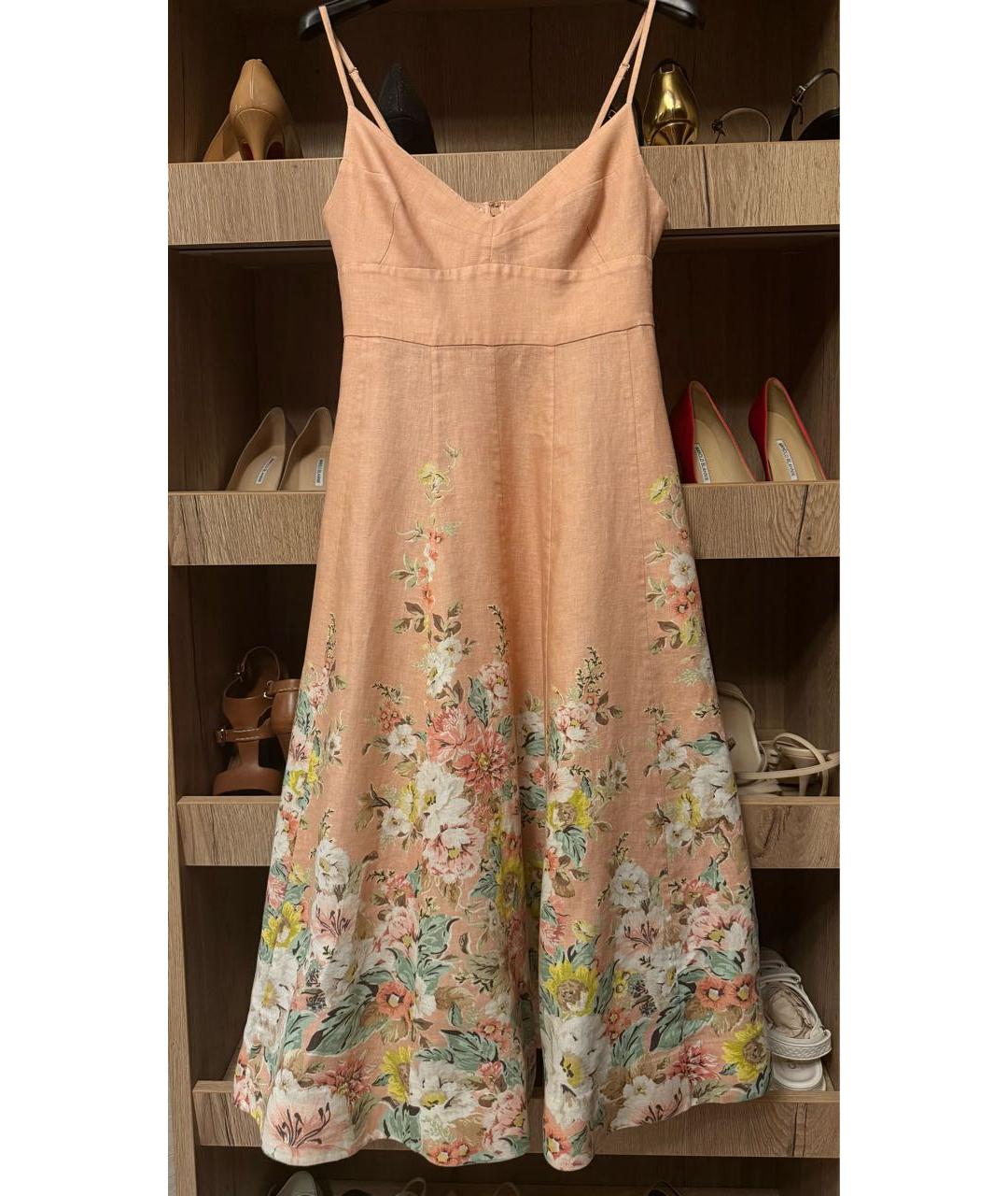 ZIMMERMANN Мульти льняной сарафан, фото 2