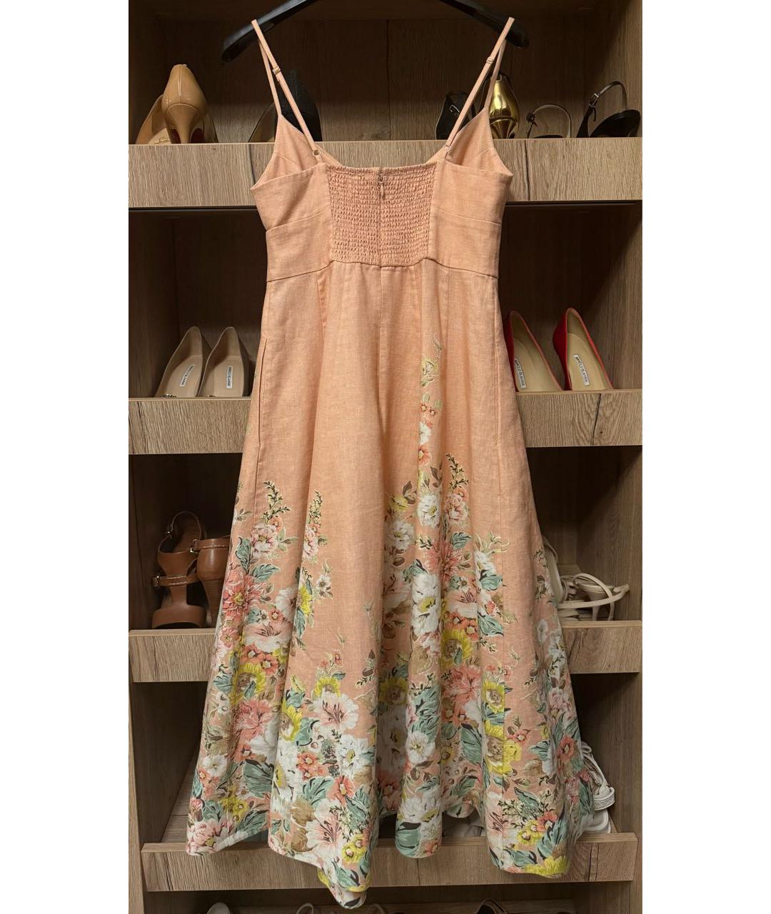 ZIMMERMANN Мульти льняной сарафан, фото 3