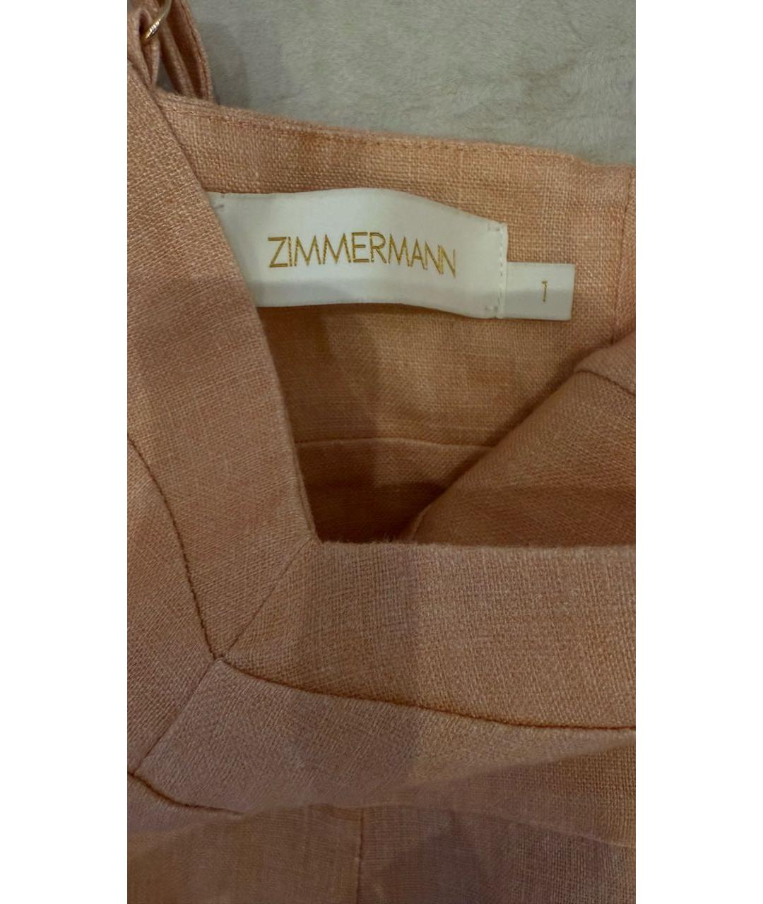 ZIMMERMANN Мульти льняной сарафан, фото 5
