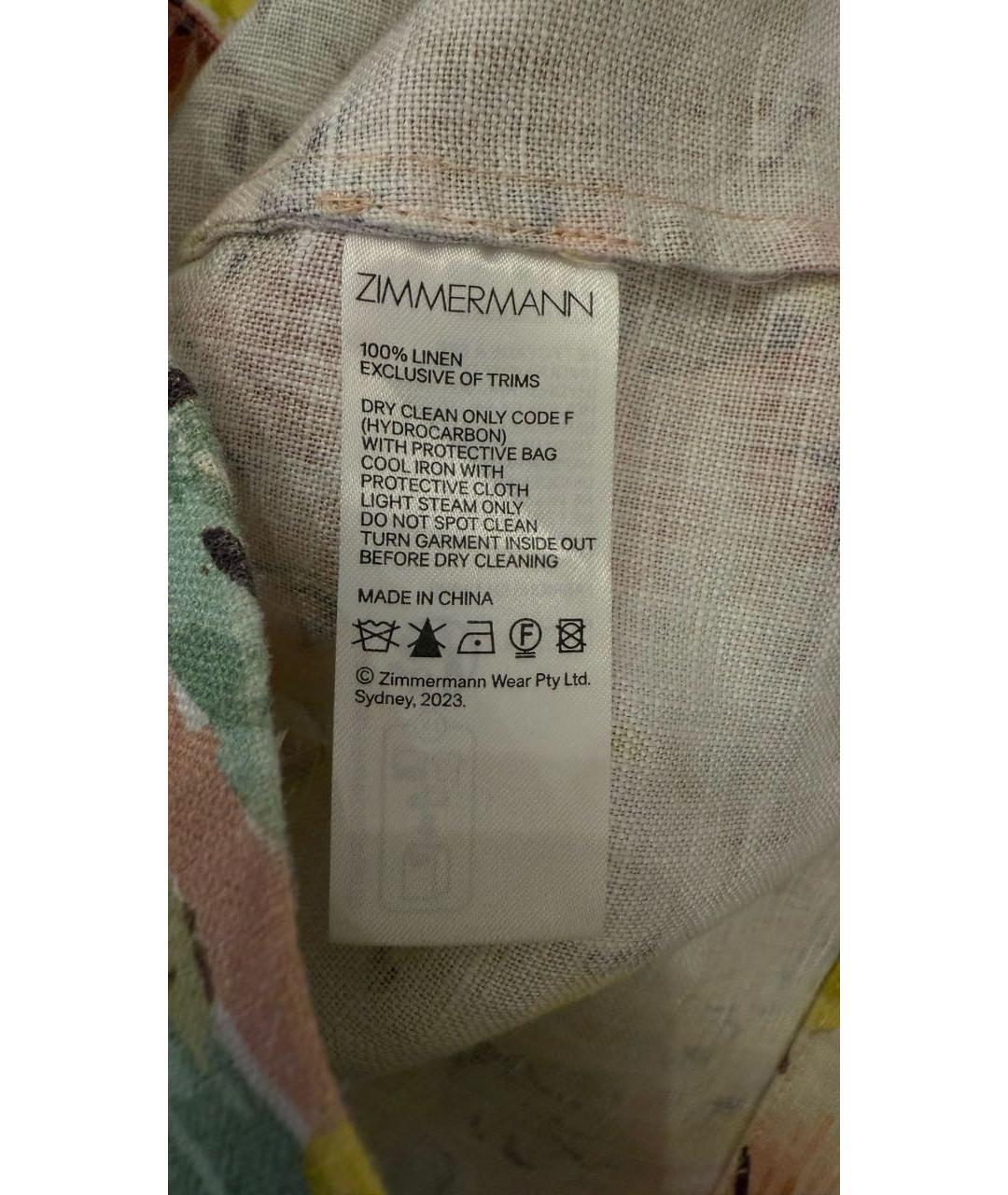 ZIMMERMANN Мульти льняной сарафан, фото 6