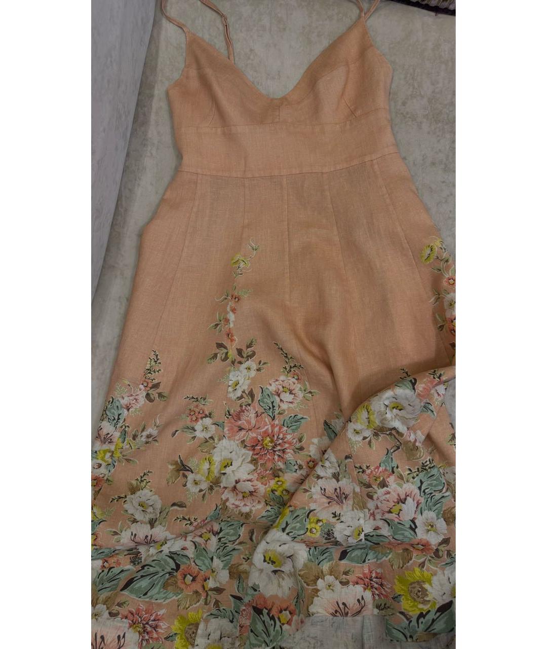 ZIMMERMANN Мульти льняной сарафан, фото 7