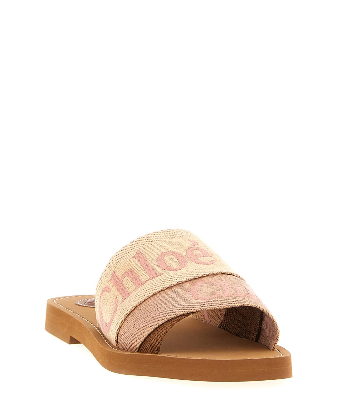 CHLOE Розовые шлепанцы, фото 2
