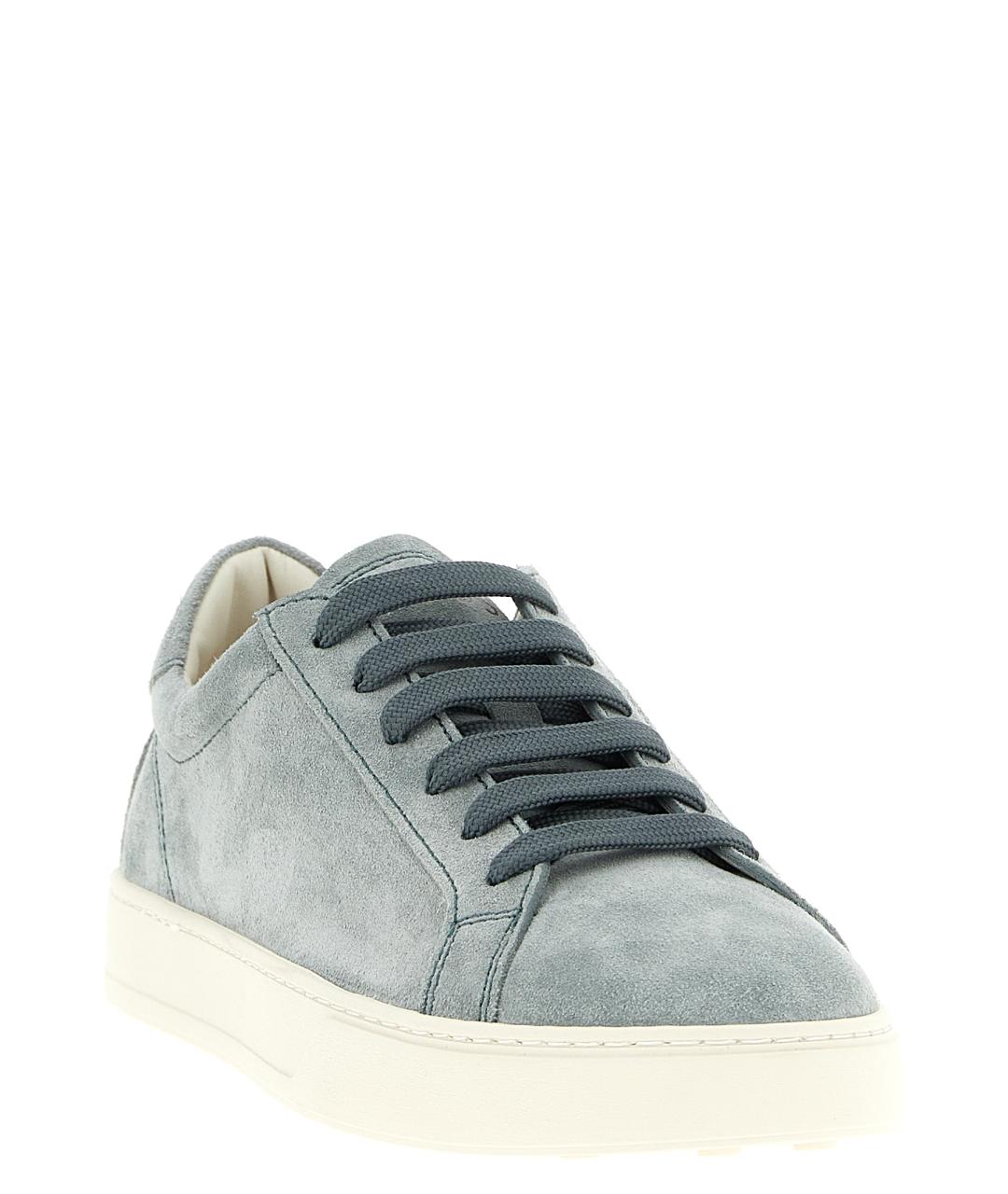 TOD'S Замшевые низкие кроссовки / кеды, фото 2