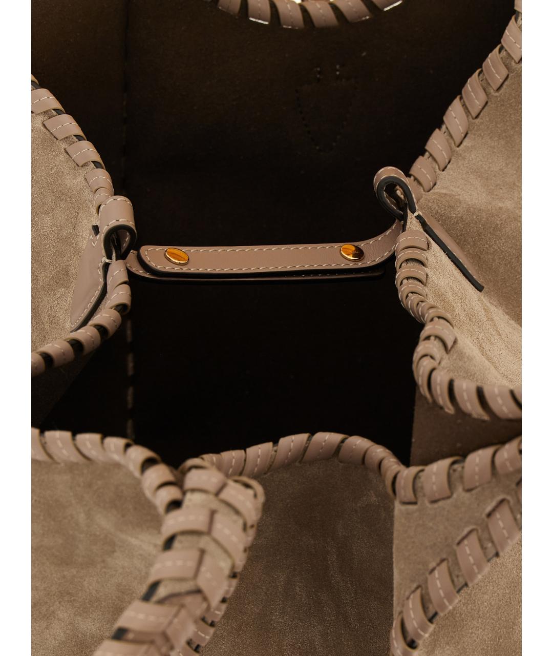 TOD'S Коричневая замшевая сумка через плечо, фото 4