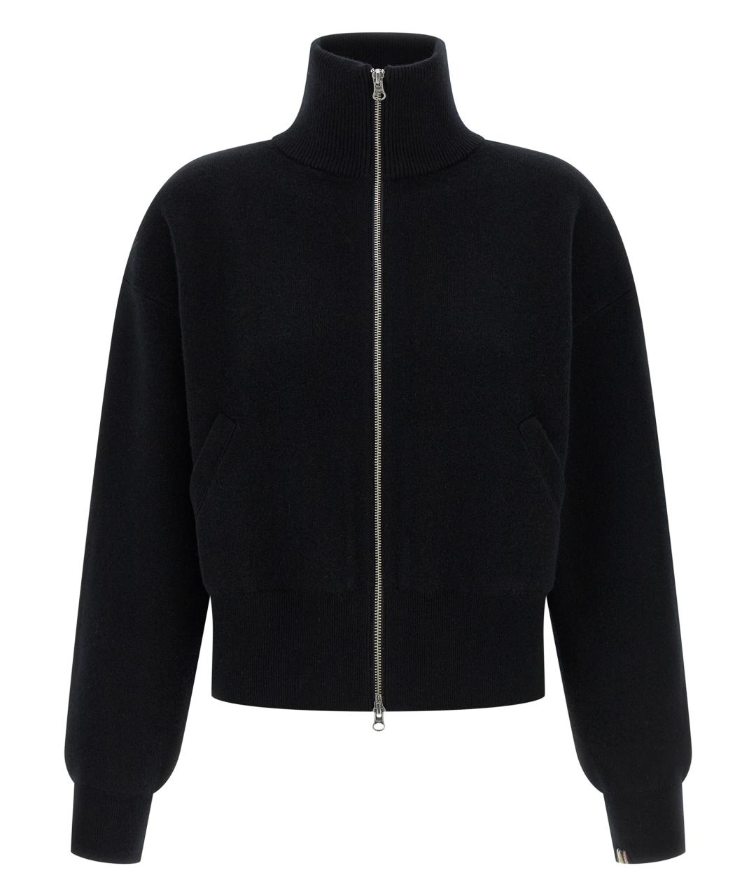 EXTREME CASHMERE Черный кашемировый кардиган, фото 1