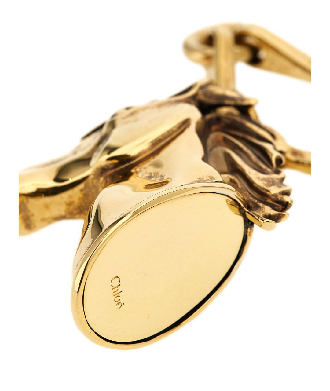 CHLOE Золотое металлическое колье, фото 3