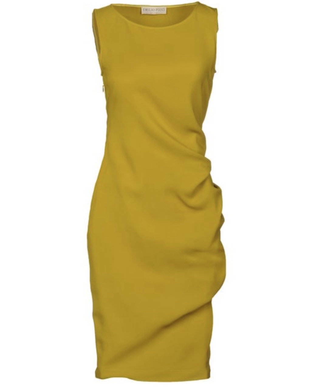 EMILIO PUCCI Салатовыое полиамидовое коктейльное платье, фото 1