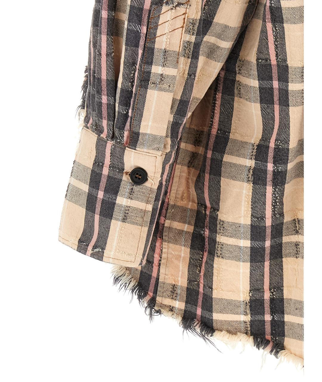 THE ATTICO Мульти хлопковая рубашка, фото 4