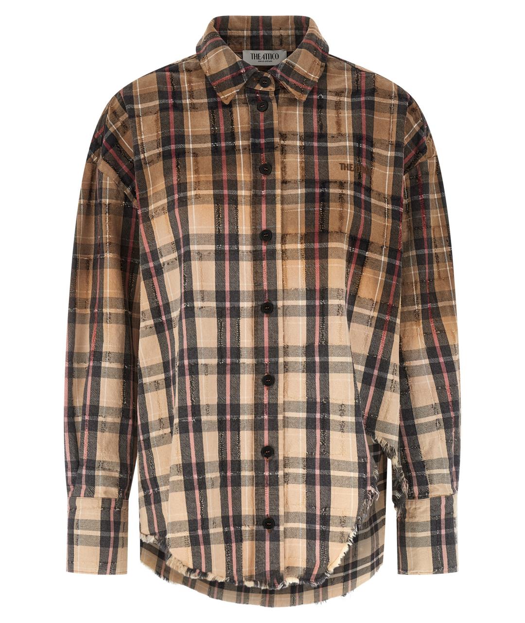 THE ATTICO Мульти хлопковая рубашка, фото 1