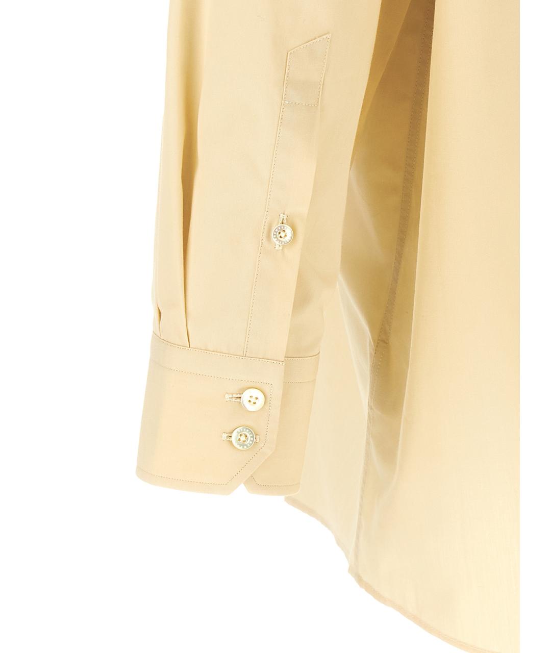 VIVIENNE WESTWOOD Бежевая хлопковая кэжуал рубашка, фото 4