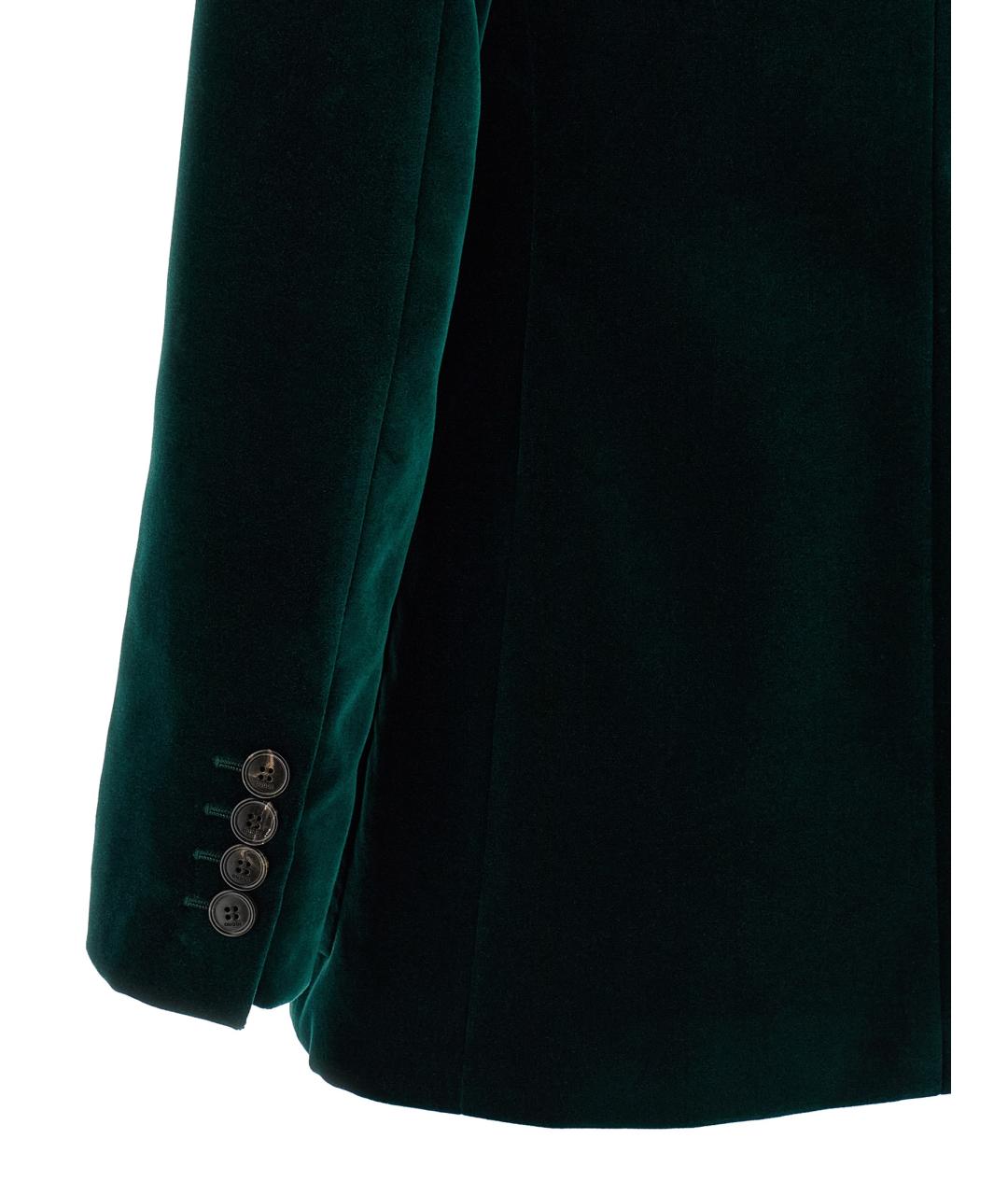 GUCCI Зеленый хлопковый жакет/пиджак, фото 4