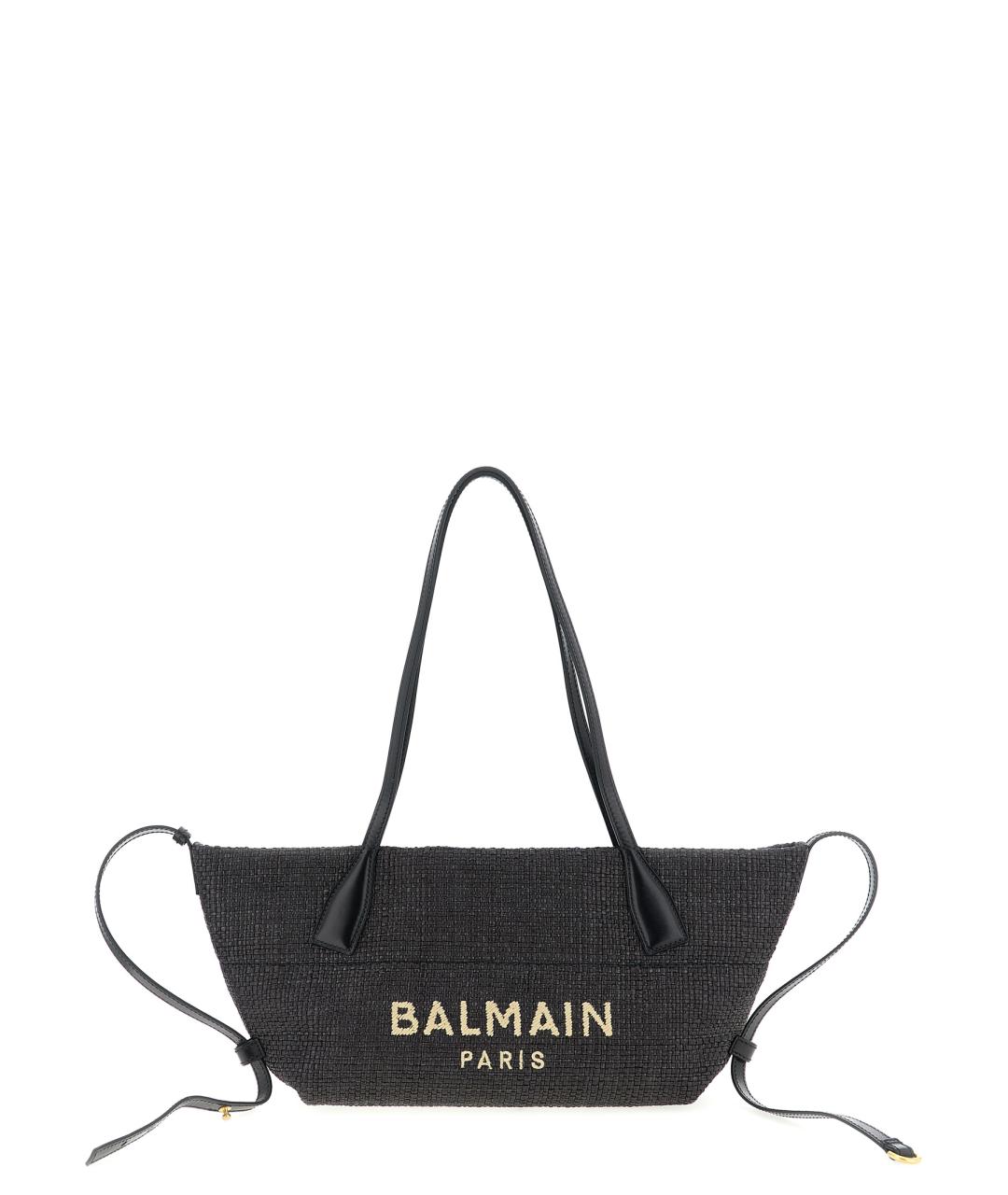 BALMAIN Черная сумка тоут, фото 1