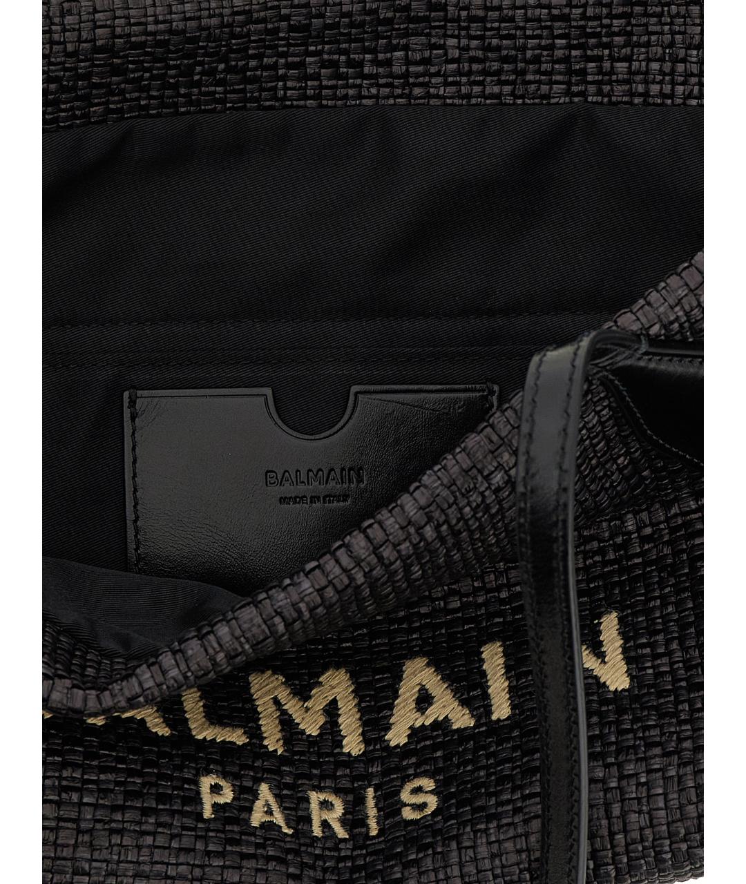 BALMAIN Черная сумка тоут, фото 4