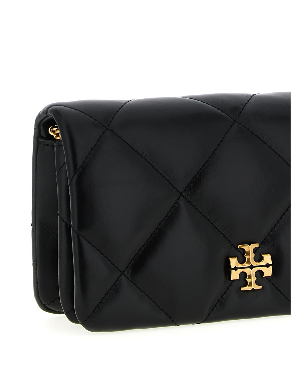 TORY BURCH Черный кожаный кошелек, фото 3