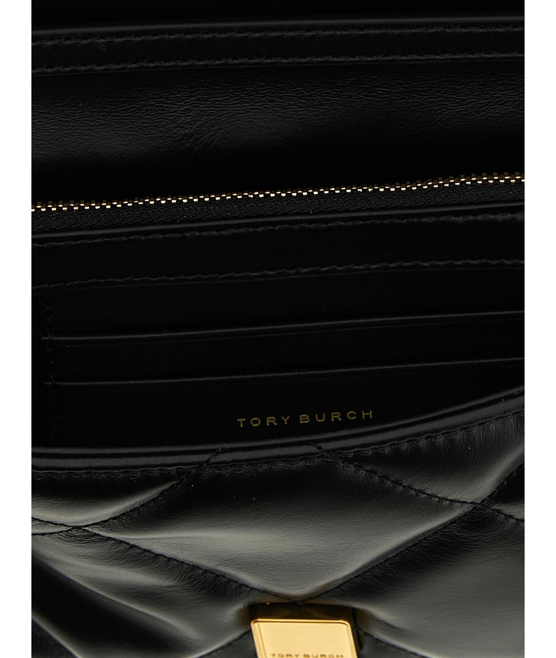 TORY BURCH Черный кожаный кошелек, фото 4